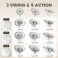 Baby Swing For Infants With Motion Detection, Electric Baby Swing With 3 Swing Modes, 12 Lullabies  5-Speeds