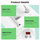 Baby Wipe Warmer With 3 Temperature Settings Type-C Powered Baby Wet Wipes Dispenser With Night Light Large Capacity Diaper Wipe Warmer For Baby GPCT5369
